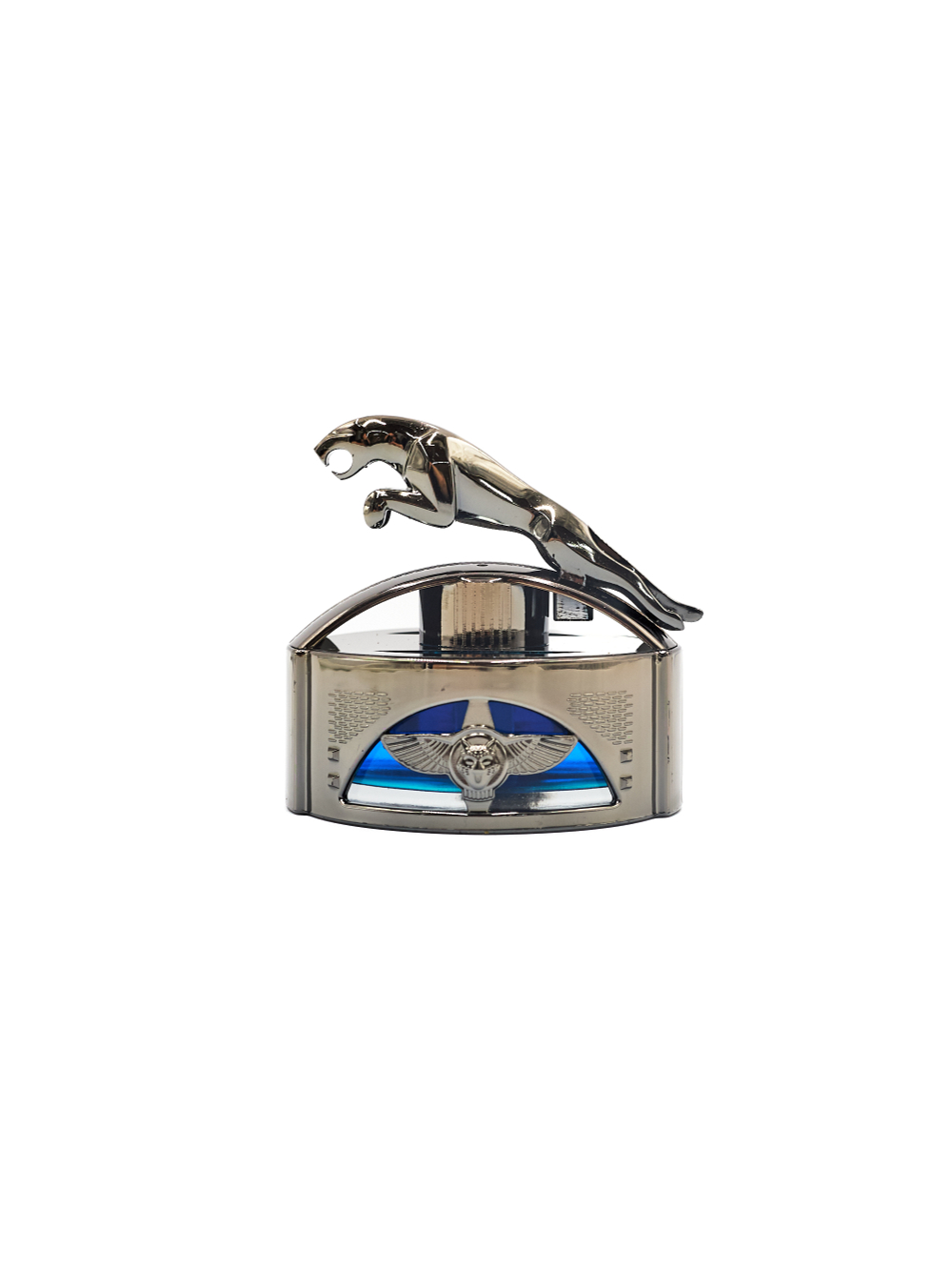 Ароматизатор для автомобиля на торпеду "Ягуар" серебристый. Запах Морской бриз, 45 мл