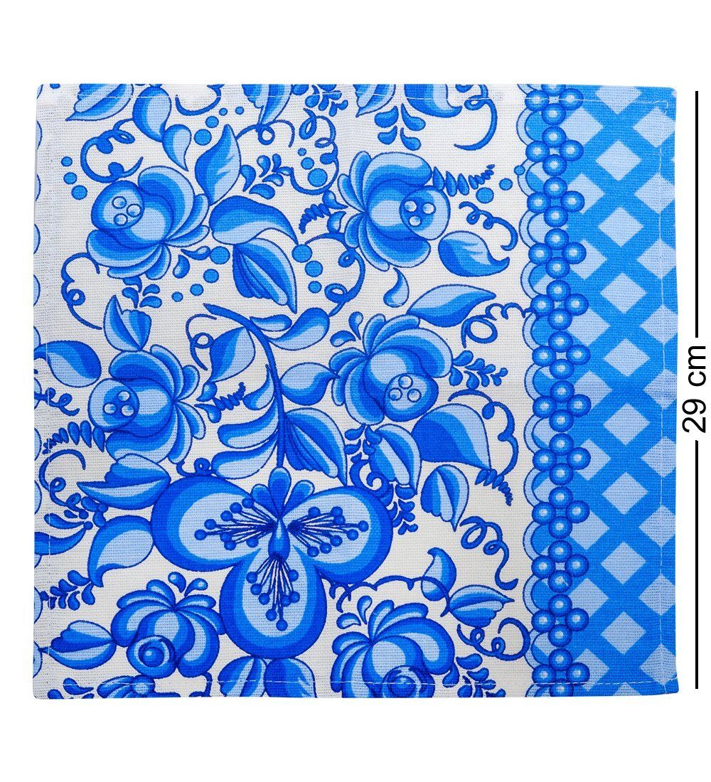 ТК-247 Набор 7 пр. «Скатерть, салфетки» (синий)