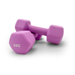 Гантель UNIX Fit неопреновая 4 кг / шт. Violet