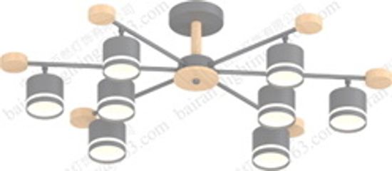 78730-0.3-08 GX53 GREY+WOOD светильник потолочный