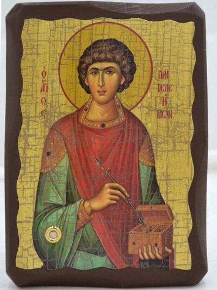 Пантелеймон Целитель. Икона с ладаном, освященном на святых мощах.