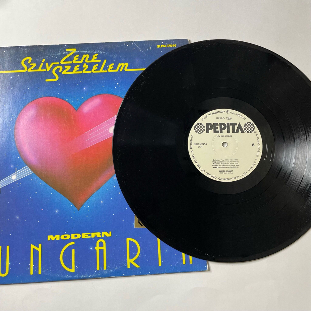 Винтажная виниловая пластинка LP Modern Hungaria Sziv Zene Szerelem (Венгрия 1986)