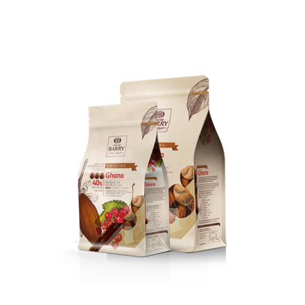 Шоколад Cacao Barry GHANA  40,5% Молочый кувертюр, 200 гр