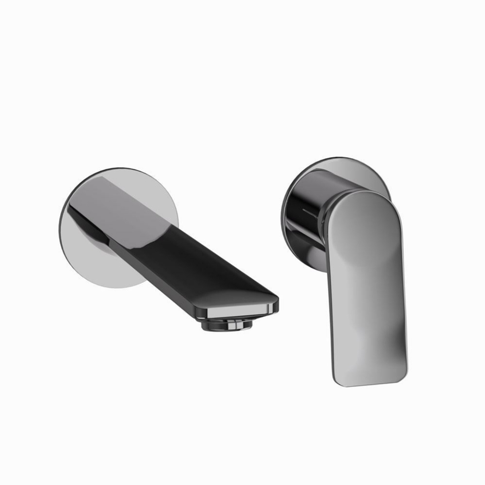 Jaquar, Смеситель для раковины Laguna, 1-рычаж., Черный хром LAG-BCH-91231NK
