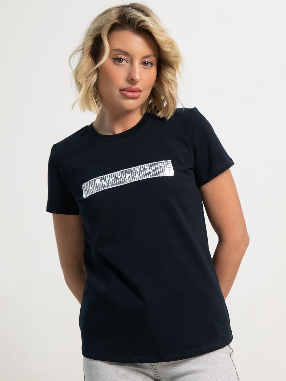 Футболка Тиана (темно-синяя) Б15868-50М LT Collection