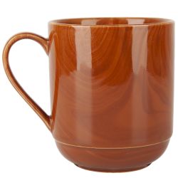 Кружка "Wooden Grain" v=320мл (min6) (фарфор) (транспортная упаковка)