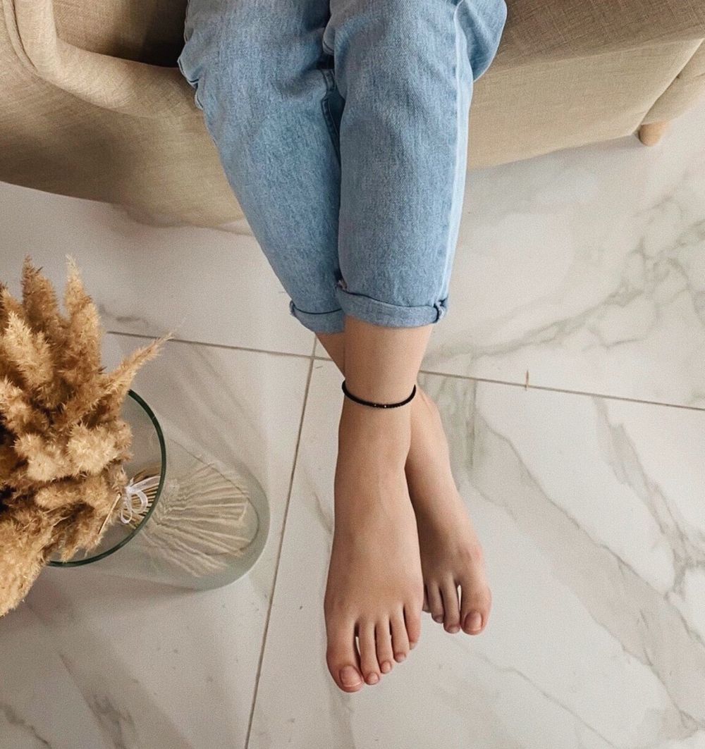 Браслет на ногу (анклет) Noir