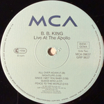 B.B. King Featuring Gene Harris And The Philip Morris Super Band ‎– Live At The Apollo (Европа 1991г.)