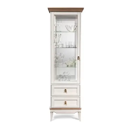 ТЕЛЬМА Шкаф-витрина 1дв. ГМ 6506/дуб
