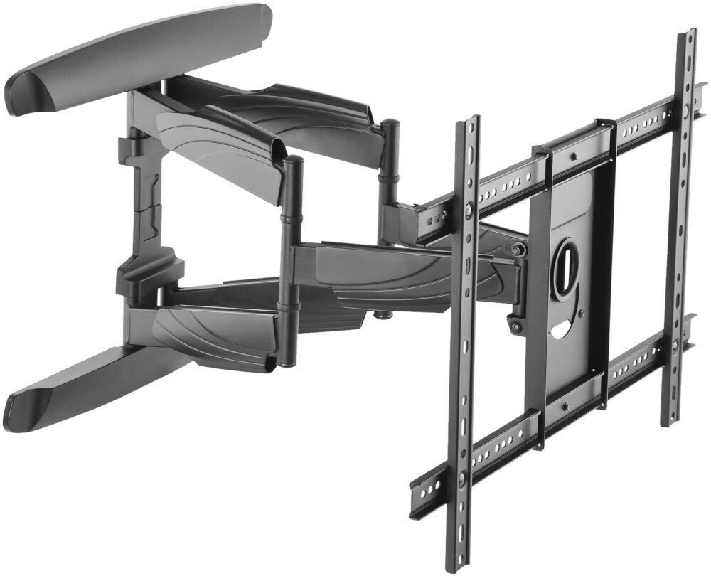 Кронштейн для телевизора Ultramounts UM 912 черный 37"-75" макс.45кг настенный поворотно-выдвижной и наклонный
