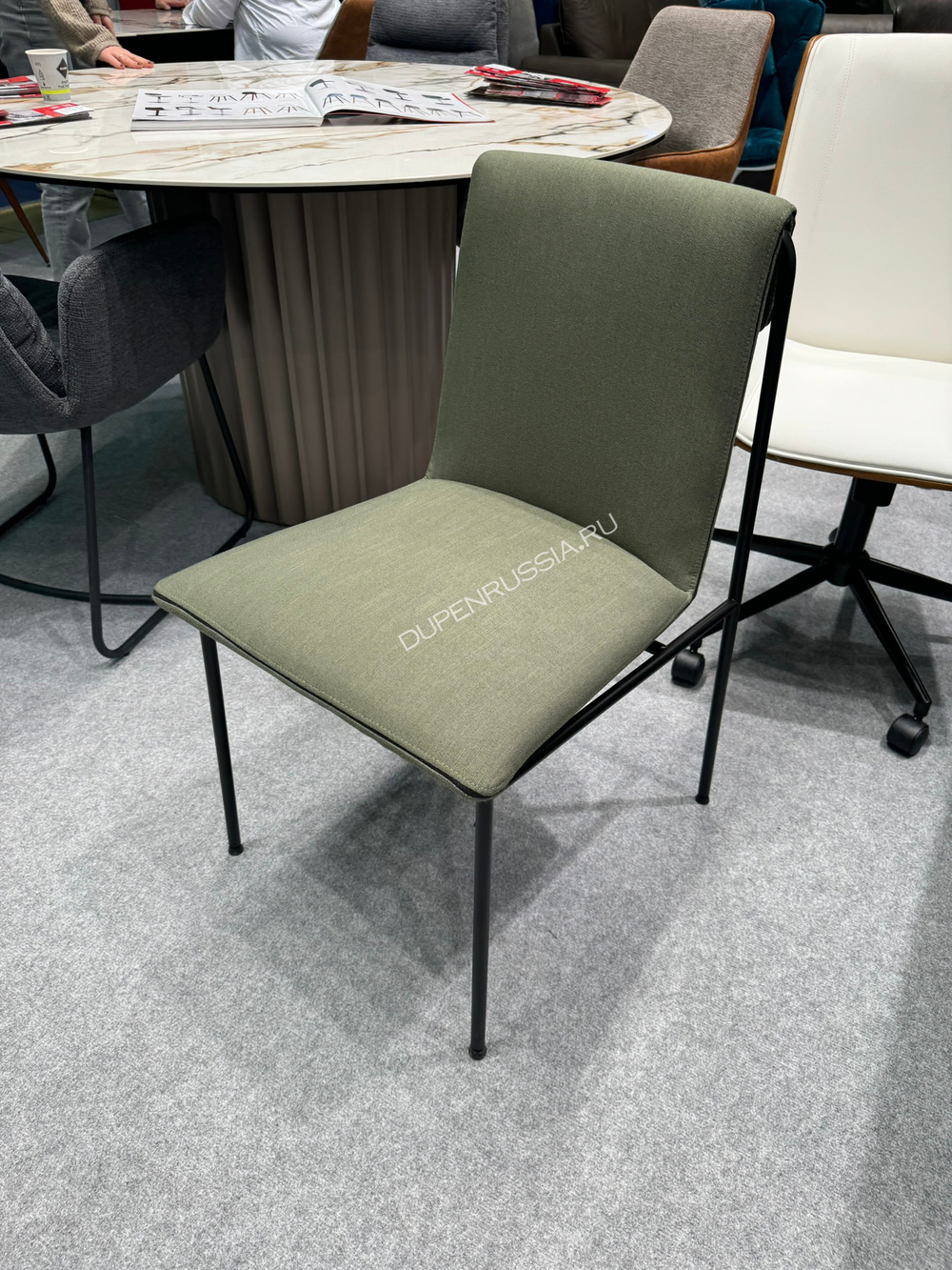 Стул FLOAT бамбук-#4/черный