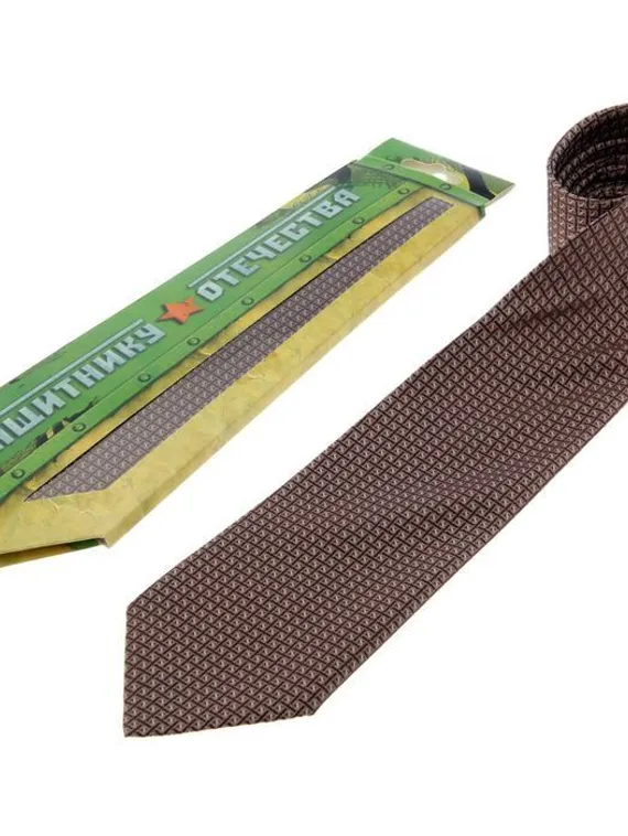 Галстук в подарочном конверте &quot;Защитнику Отечества&quot;