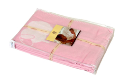 Элитный плед детский Farm розовый от Luxberry упаковка