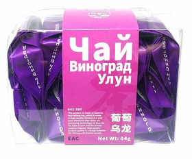 Чай китайский зеленый Cemya Виноградный улун 12 пак по 7гр