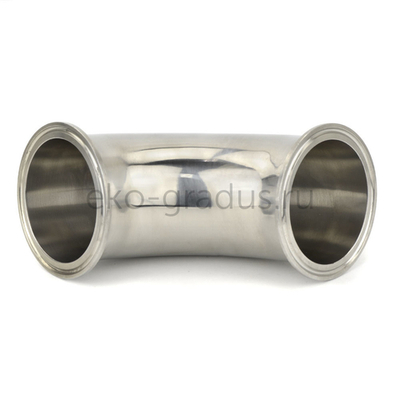 Отвод 90 градусов, кламп 3 дюйма