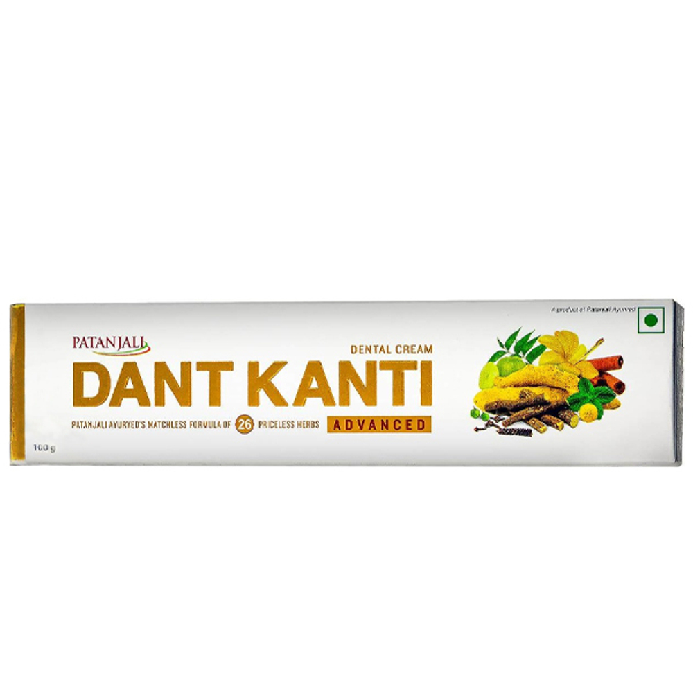 зубная паста Дант Канти Адвансед Патанджали (Dant Kanti Advanced Patanjali), 100 гр