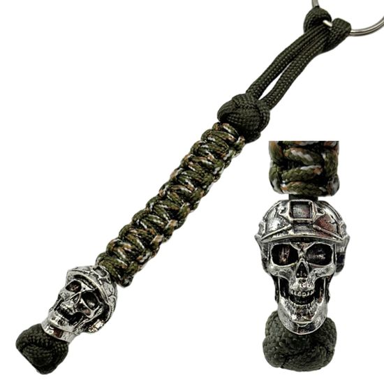 Темляк парракорд с бусиной штурмовика "Не числом, а уменьем!"