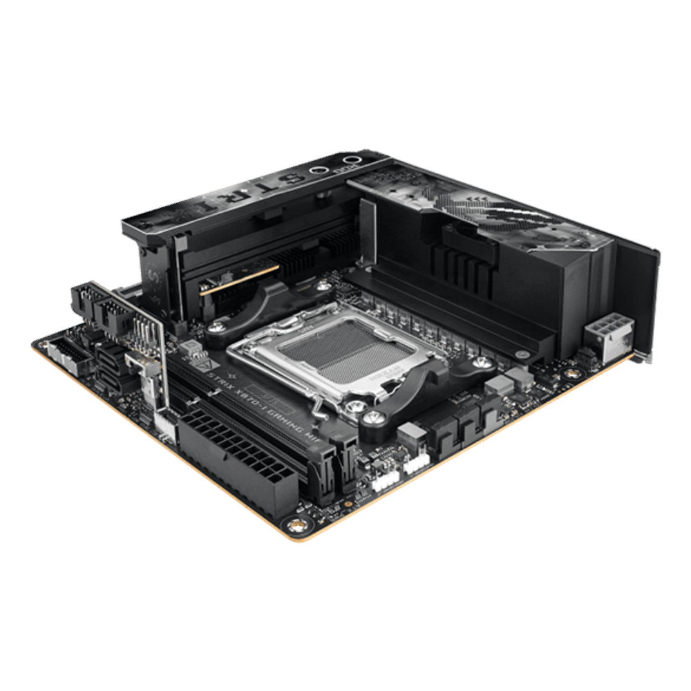 Материнская плата ASUS ROG STRIX X870-I GAMING WIFI AM5 2xDDR5 2xSATA RAID 2xM.2 HDMI WiFi Mini-ITX