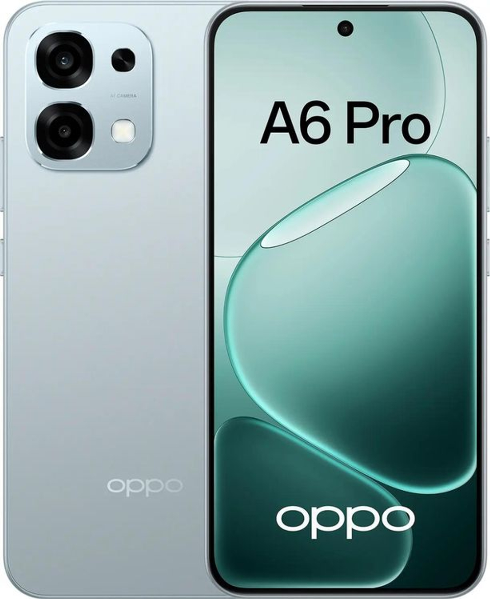 6.57" Смартфон OPPO A6 Pro 8/256Gb,  NFC,  AMOLED,  120Гц,  7000мAч,  зеленый