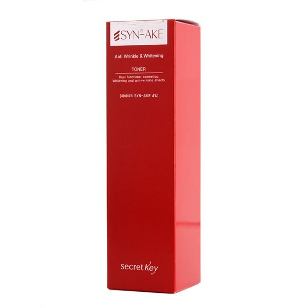 Secret Key Syn-Ake Anti Wrinkle and Whitening Toner тонер для лица со змеиным ядом