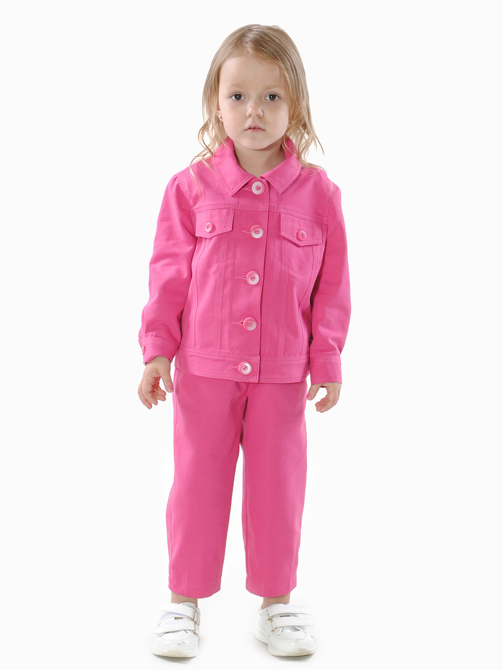 Брюки джинсовые для девочки 2-8 лет Fleur de Vie