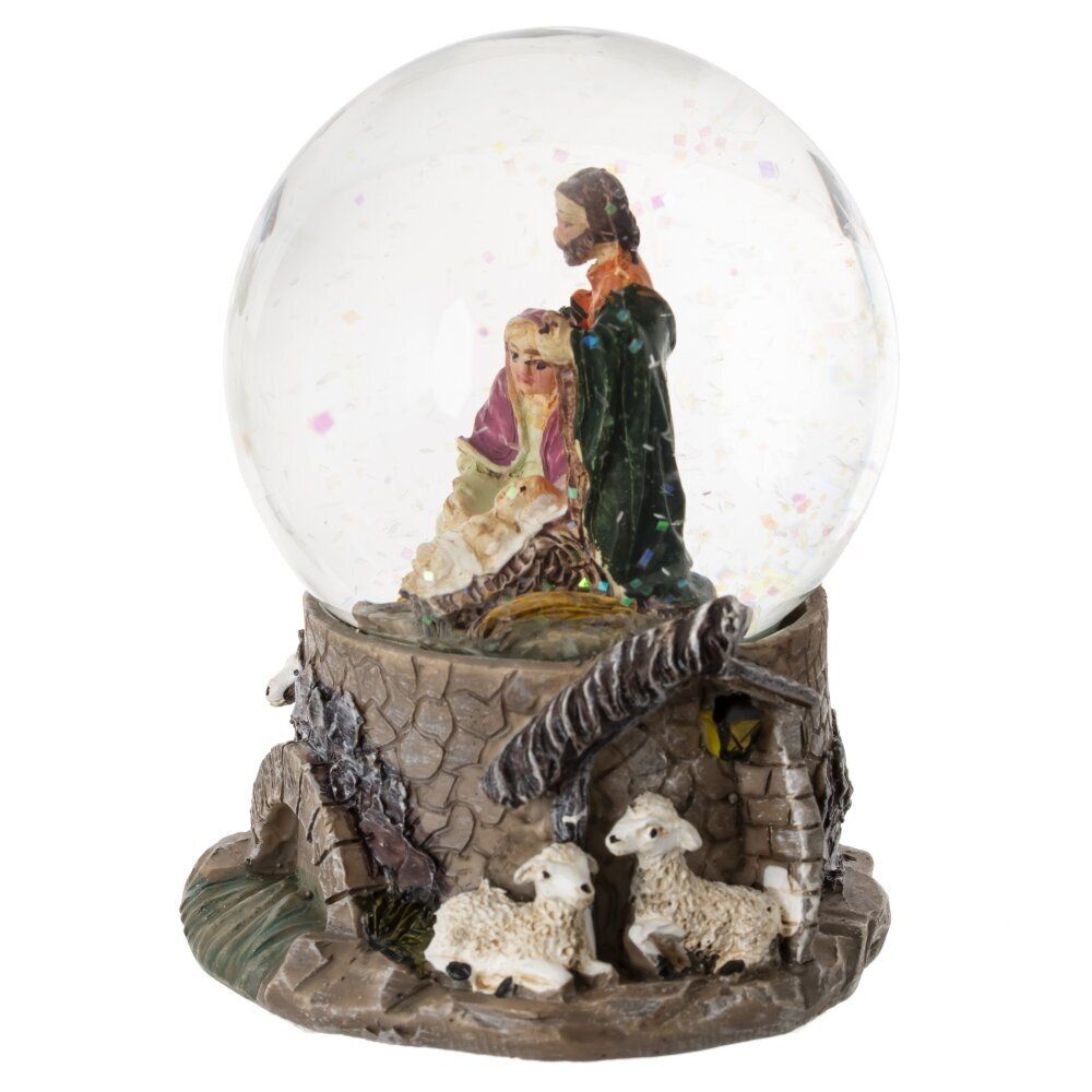 GAEM Фигурка декоративная "Рождество" в стекл шаре, L9 W8 H8,5 см, 2в.