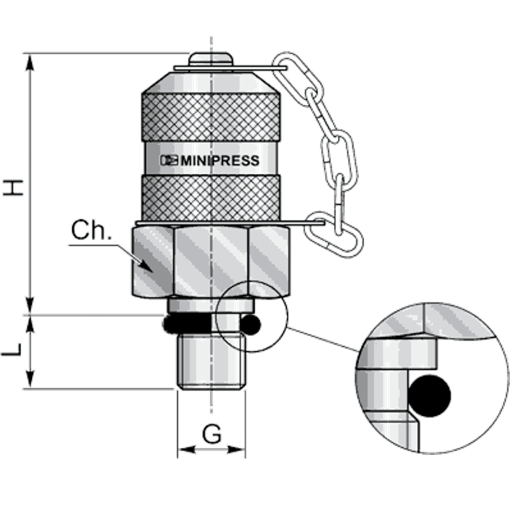 КТ 16x2 - 08x1 (Ш) o-ring (металл.)