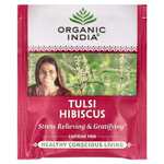Organic India, Tulsi Tea, гибискус, без кофеина, 18 пакетиков для заваривания, 36 г (1,27 унции)