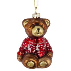 GAEM Украшение новогоднее "Мишка", L6 W5,5 H10 см