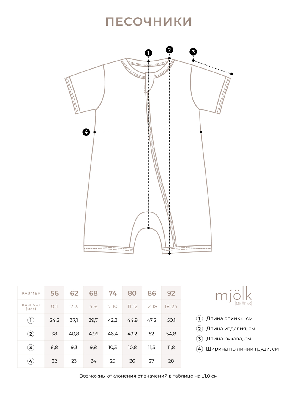 Песочник Mjolk Sleep and Play Печенье