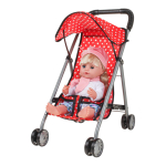 Коляска для кукол сидячая, пакет 894-2