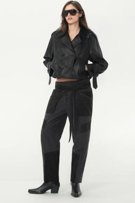 ZARA БРЮКИ КАРГО В СТИЛЕ ПЭЧВОРК — THE ITEM ZARA WOMAN, АНТРАЦИТОВО-СЕРЫЙ