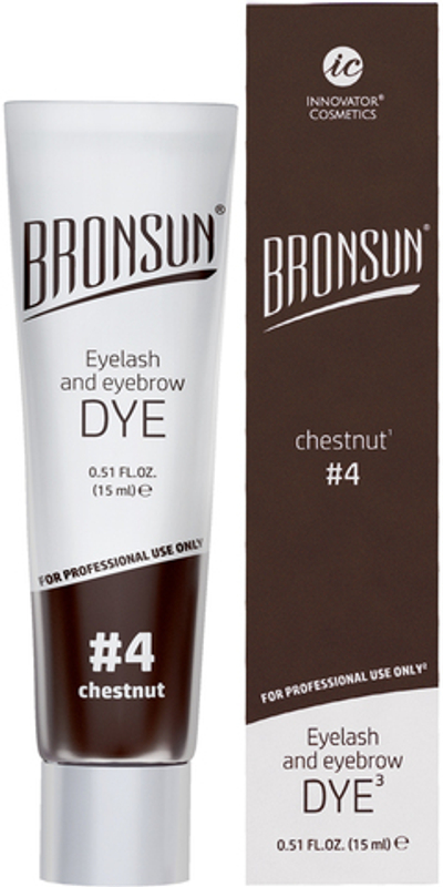 Краска для бровей и ресниц BRONSUN Арт.BR-1004 каштан №4 15мл