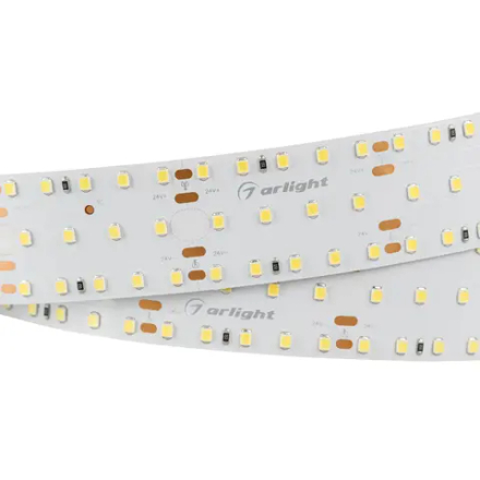 Светодиодная лента S2-2500 24V Warm 3000K 34mm (2835, 280 LED/m, LUX) (Arlight, 25 Вт/м, IP20) 021202