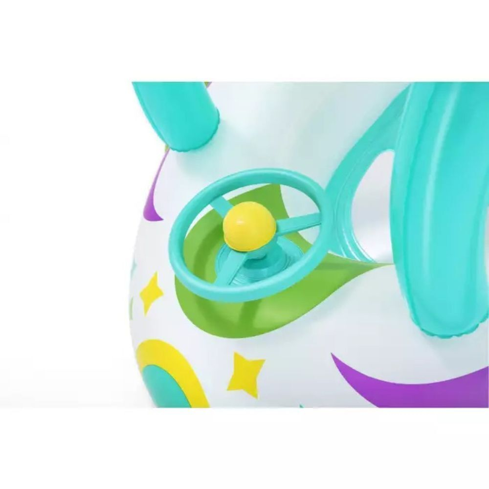 Игрушка для плавания 112х107 см, Bestway, Лодка Космический корабль, от 3 лет, 34149