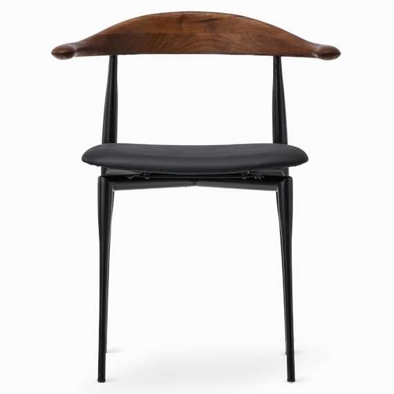 Стул Tor Arms, черный, спинка из массива ясеня