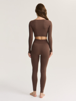 Бесшовные легинсы с высокой посадкой