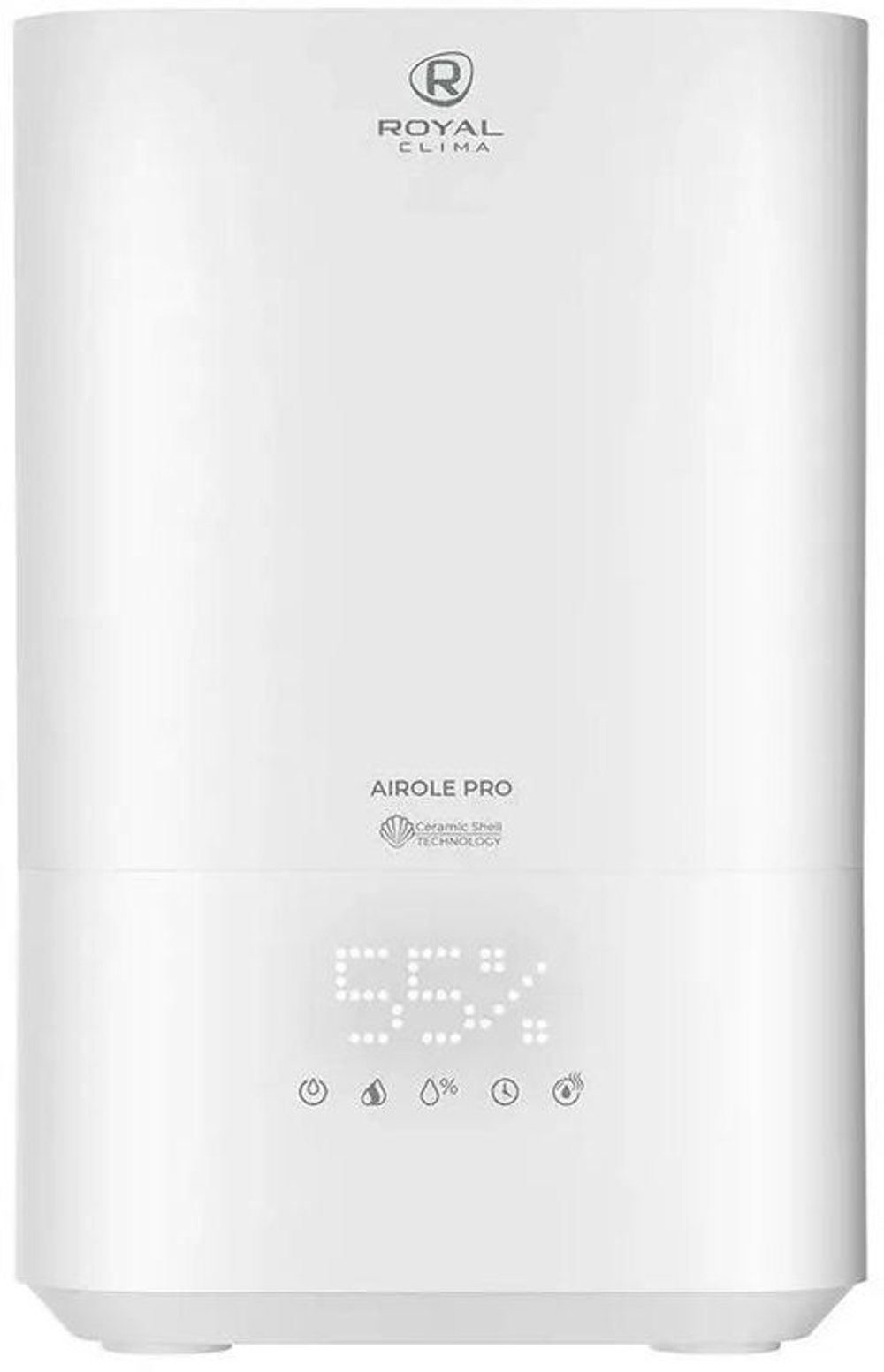 Увлажнитель воздуха ультразвуковой Royal Clima RUH-ARP400/5.0E-WT,  5л,  белый