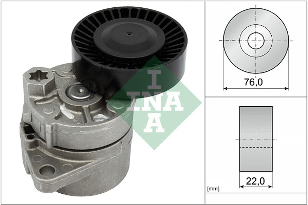 INA - 534001810-INA - Belt Tensioner, V-ribbed belt