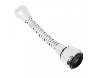 Аэратор для смесителя, на шланге, поворотный, нерж сталь, ПВХ, EPDM