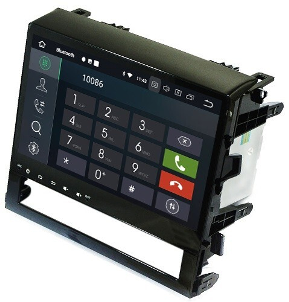 Магнитола для Toyota Land Cruiser 200 2015-2021 (без JBL) - Carmedia MKD-T125-P6 на Android 10, 6-ТУРБО ядер, 4ГБ-64ГБ