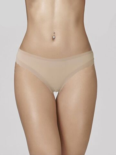 Трусики-слипы со средней линией талии (Размер: XL) (Цвет: бежевый)