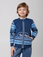 Кофта вязаная на молнии