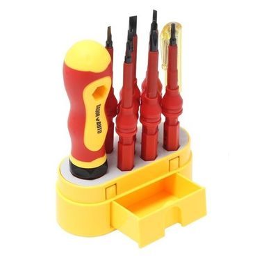 Отвертка диэлектрическая, со сменными насадками BaumAuto ВМ-3031210