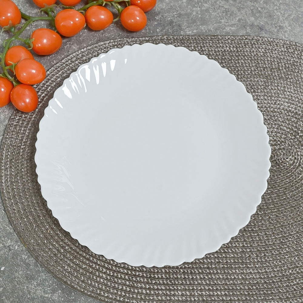 Тарелка обеденная 24см Без деколи, стеклокерамика