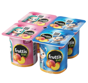 ЙОГУРТ ДЕТСКИЙ ПЕРСИК 2.5% 110ГР FRUTTIS KIDS