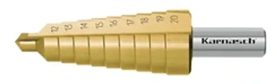 Ступенчатое сверло Ø 4-20 мм, Karnasch, арт. 21.3002