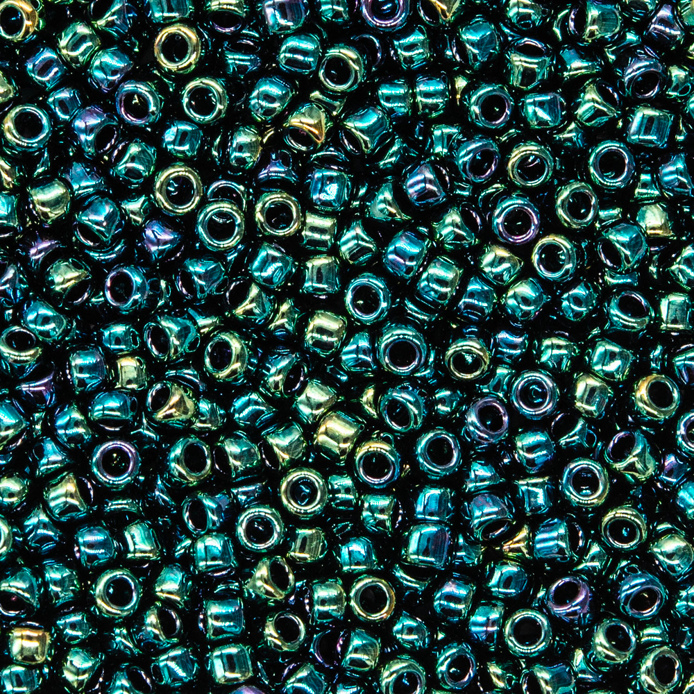 Японский бисер TOHO Round 15/0 (№506), металлизированный, непрозрачный глянцевый