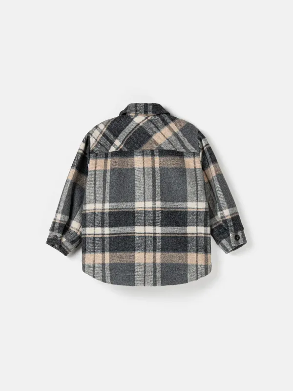 Пальто клетка 