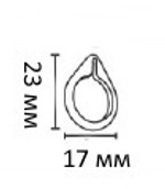 Карниз для римских штор "Компакт-Лип" арт. 807, длина 315 см